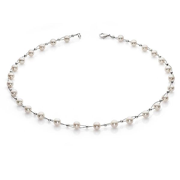 Schmuck Krone Perlenkette Halskette aus echten günstig online kaufen