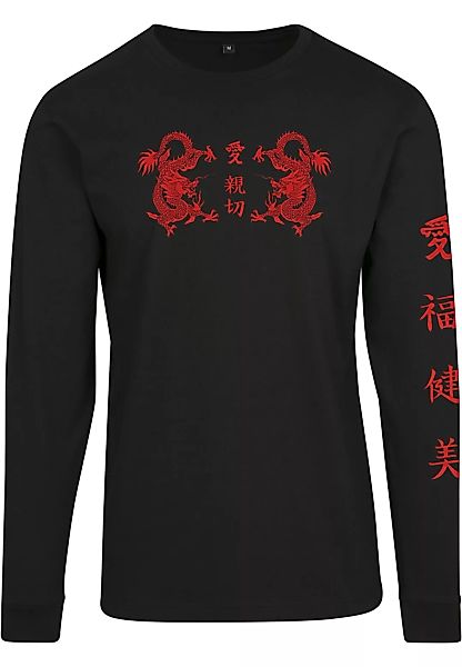 MisterTee Langarmshirt "Damen Ladies Chinese Letters Longsleeve", (1 tlg.) günstig online kaufen