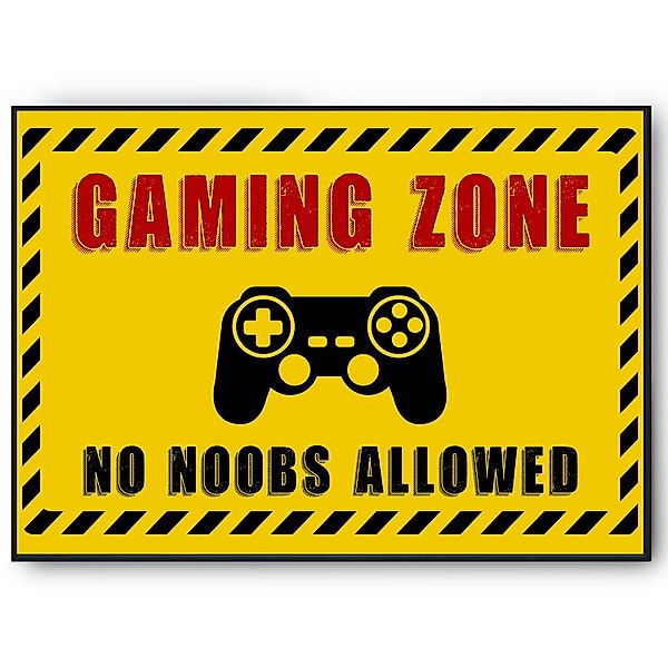Tigerlino Poster Zocker Spielzimmer Gamer Geschenk günstig online kaufen