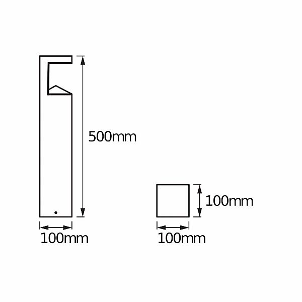 OSRAM LED-Wegeleuchte ENDURA STYLE PYRAMID, Edelstahl, IP44 günstig online kaufen
