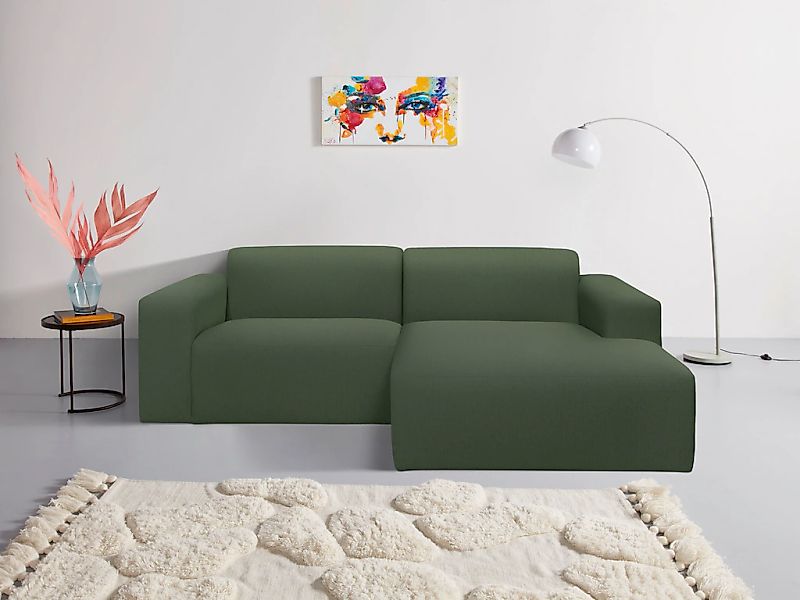OTTO home Ecksofa "Koa, 228 cm, L-Form, Modulsofa in Cord, Chenille, Strukt günstig online kaufen