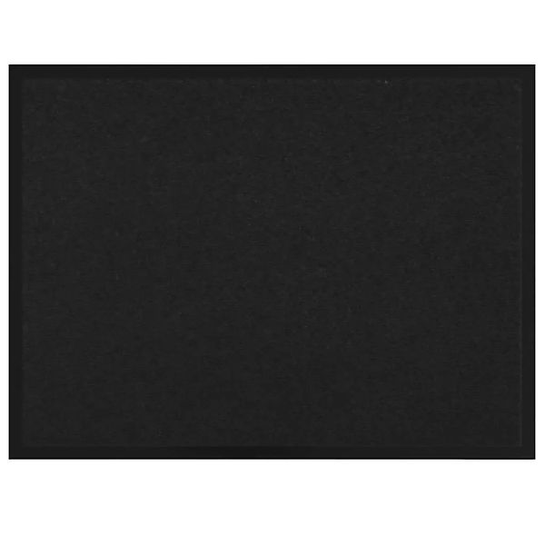 vidaXL Fußmatte Schwarz 80 x 60 x 1,2 cm Teddystoff 42013438 günstig online kaufen