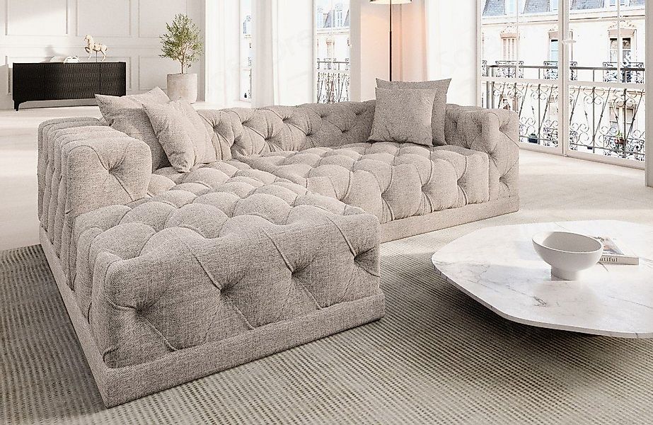 Sofa Dreams Ecksofa Strukturstoff Stoff Polster günstig online kaufen
