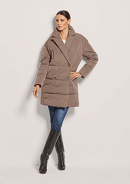 MADELEINE Outdoorjacke Eleganter Wintermantel im Oversized-Look Doppelreihe günstig online kaufen