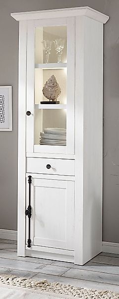 Furn.Design Standvitrine Hooge (Vitrinenschrank in Pinie günstig online kaufen