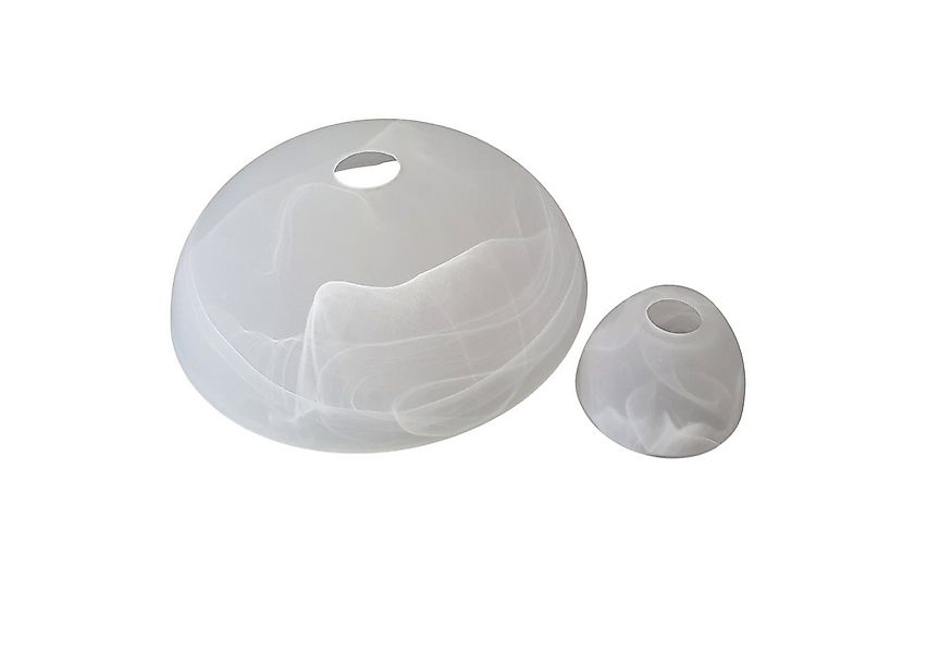 Lichthandel Hoch Lampenschirm Fluterglas Set E14-E27 Leseleuchte & Oberlich günstig online kaufen