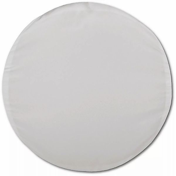 Bestlivings Kissenhülle Ellen Durchmesser 30 cm Hellgrau günstig online kaufen