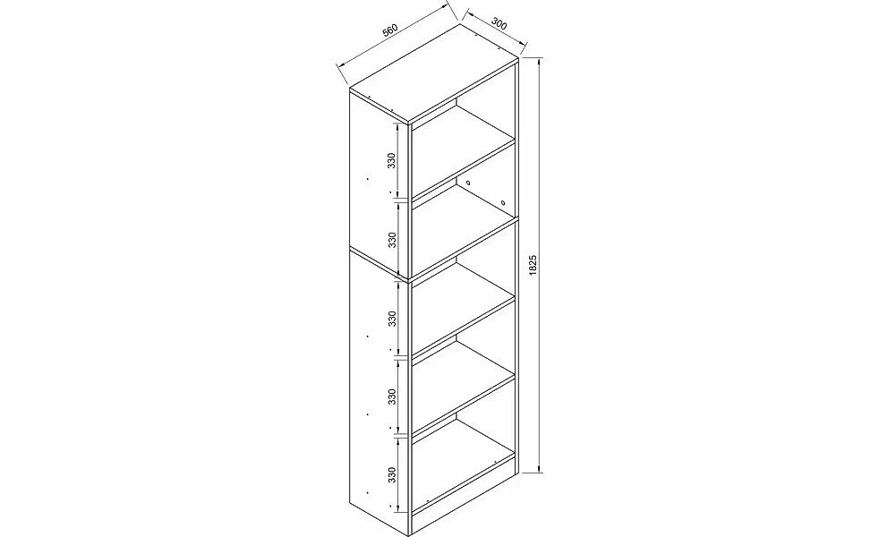 VCM Standregal "VCM Holz Aufbewahrung Stand Regal Bücherregal Deko Bücher S günstig online kaufen