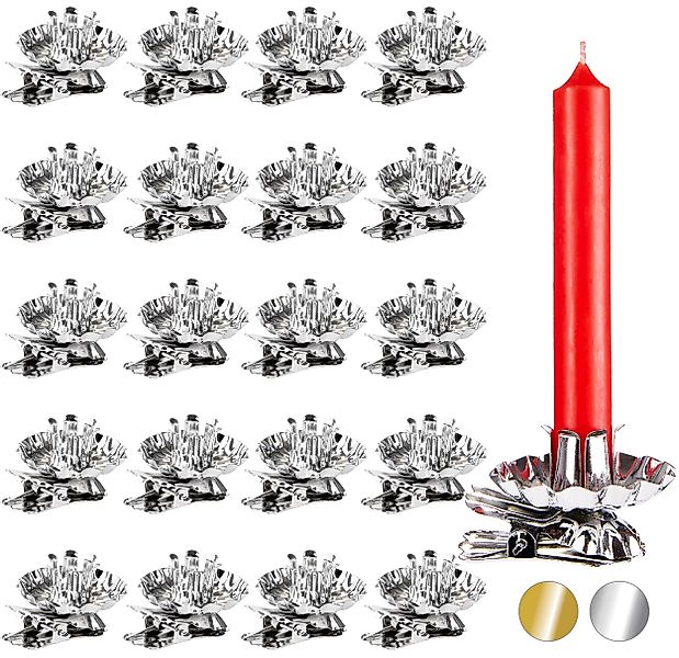 BRUBAKER Kerzenhalter Baumkerzenhalter für Weihnachtsbaum (40 günstig online kaufen