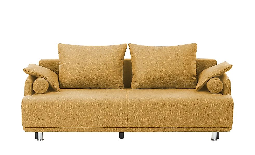 smart Sofa mit Schlaffunktion  Zamira ¦ gelb ¦ Maße (cm): B: 218 H: 94 T: 9 günstig online kaufen