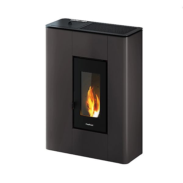 Freepoint Pelletofen FreePoint Pelletofen Atri Metall Weiß 4,9 kW mit Autom günstig online kaufen