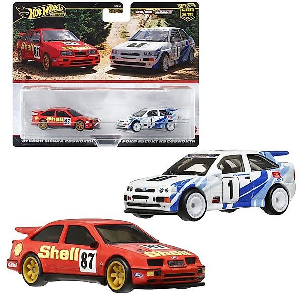 Hot Wheels Spielzeug-Rennwagen Ford Sierra + Ford Escort RS Cosworth Hot Wh günstig online kaufen