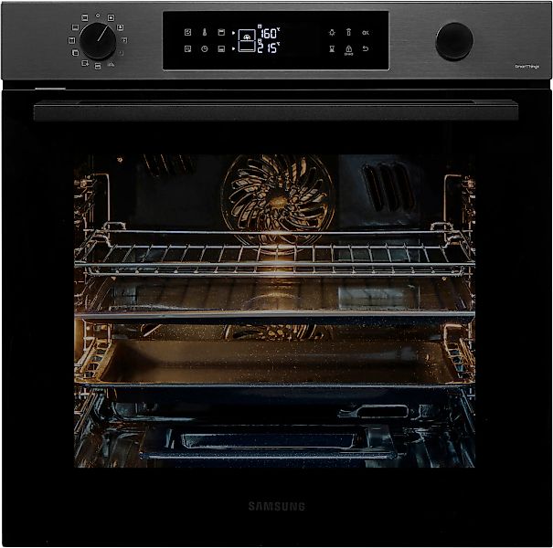 Samsung Pyrolyse Backofen Serie 4 "NV7B44503DB" mit Pyrolyse-Selbstreinigun günstig online kaufen