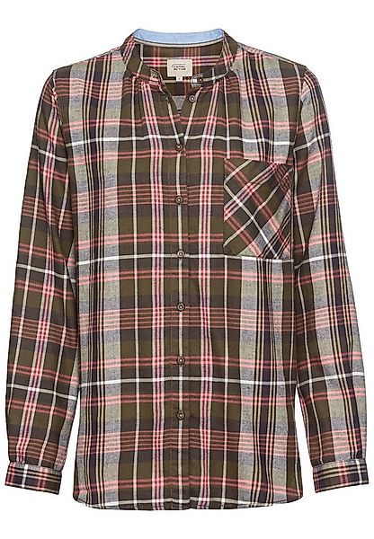 camel active Langarmbluse Karobluse mit Stehkragen günstig online kaufen