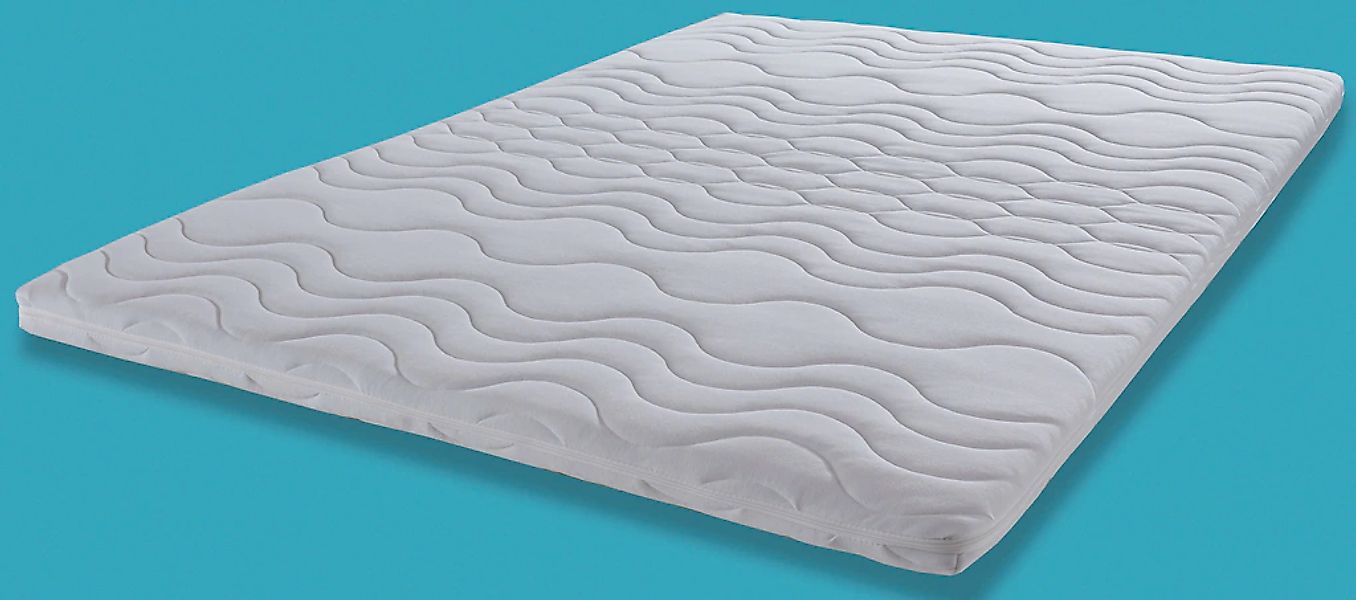 Westfalia Schlafkomfort Boxspringbett mit Zierkissen und verchromten Kufen, günstig online kaufen