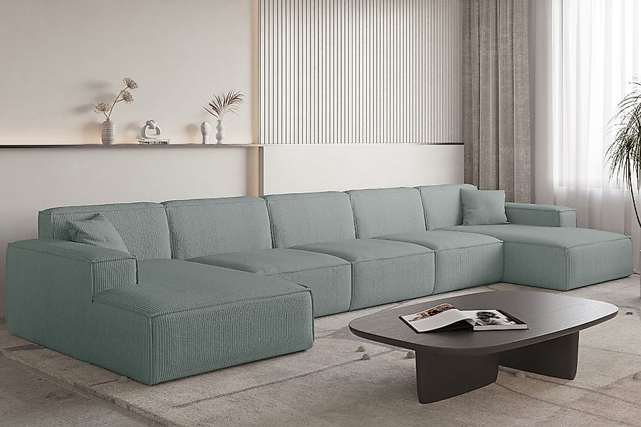 Fun Möbel Wohnlandschaft Sofa U-Form CELES günstig online kaufen