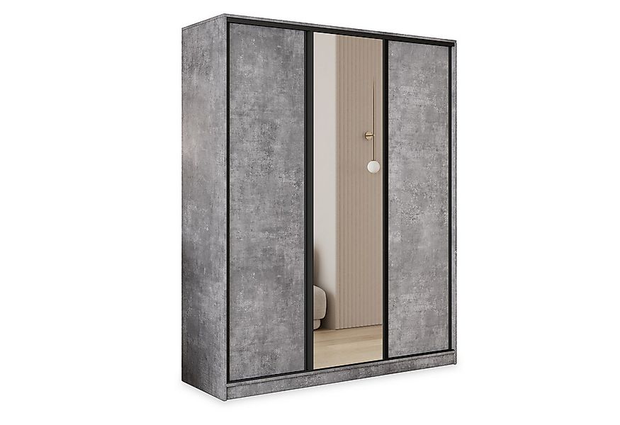 Masseno Schwebetürenschrank TARI Kleiderschrank mit Spiegel und Schubladen günstig online kaufen