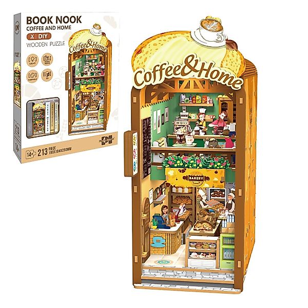 Esun 3D-Puzzle Book Nook KIT, DIY-Puppenhaus-Bausatz günstig online kaufen