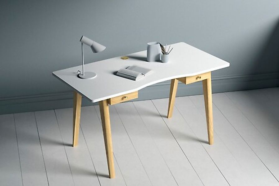 Woodman Schreibtisch »Nice« B/T/H: 140/70/75 cm, im skandinavian Design, Ti günstig online kaufen