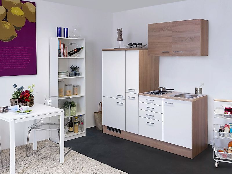 Flex-Well Küchenzeile "Samoa", Gesamtbreite 190 cm, mit Apothekerschrank, m günstig online kaufen