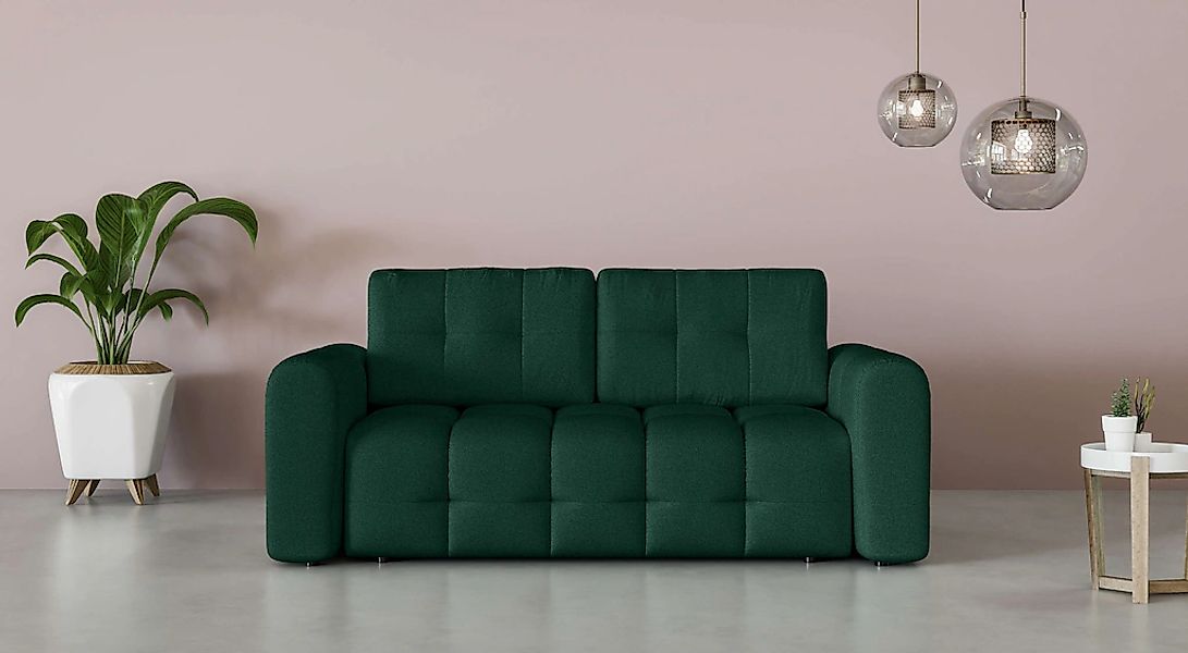 OTTO home 2-Sitzer "Manilla, trendige Steppung, 2 Rückenkissen, B/T/H 195/1 günstig online kaufen