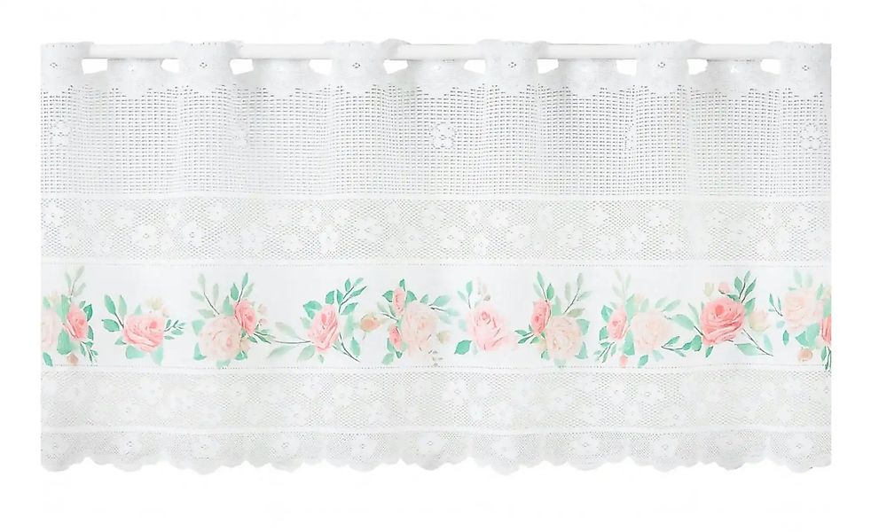 Weckbrodt Scheibengardine   ¦ weiß ¦ Synthetik ¦ Maße (cm): B: 145 H: 0,5 G günstig online kaufen