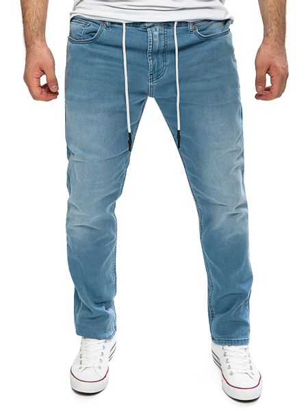 Yazubi Slim-fit-Jeans Herren Sweathose in Jeansoptik günstig online kaufen