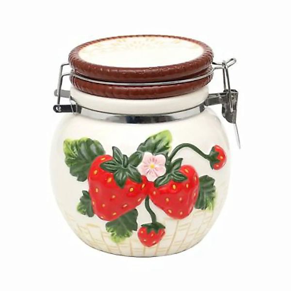 Neuetischkultur Aromadose, Keramik Erdbeere 12,5 x 11,5 x 12,5 cm bunt günstig online kaufen
