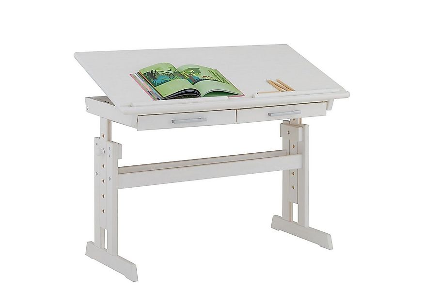 IDIMEX Kinderschreibtisch OLIVIA, Kinderschreibtisch für Schüler höhenverst günstig online kaufen