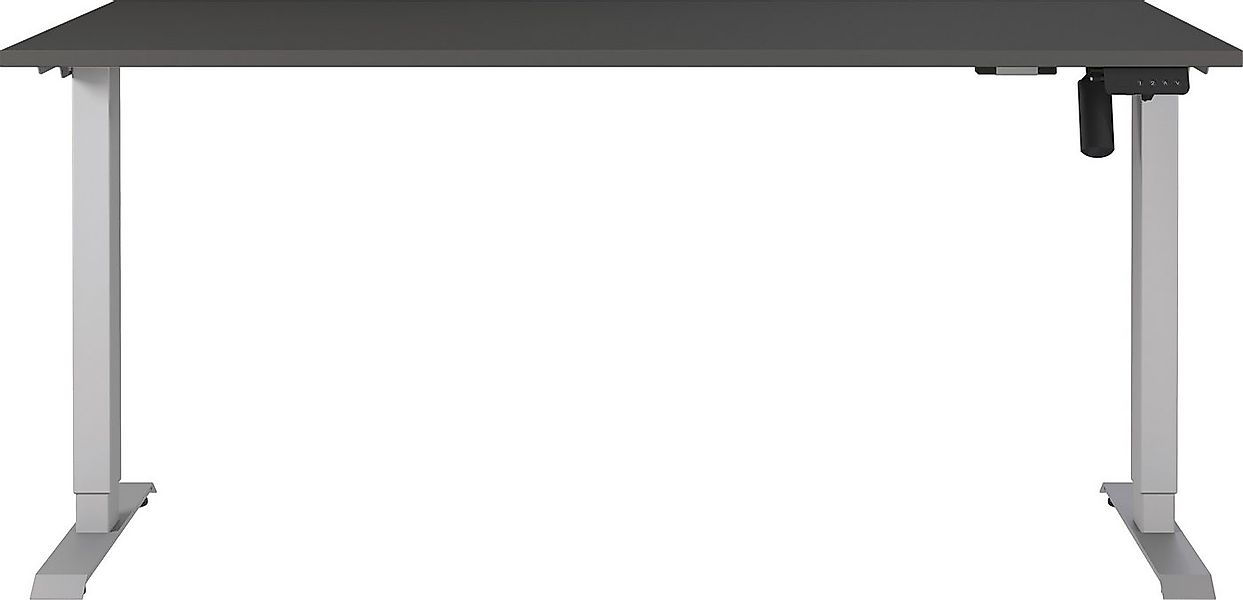 GERMANIA Schreibtisch Boras, elektrisch höhenverstellbar, Breite 120/140/16 günstig online kaufen