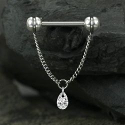 viva-adorno Brustwarzenpiercing Nippelpiercing Brust Barbell Piercing günstig online kaufen