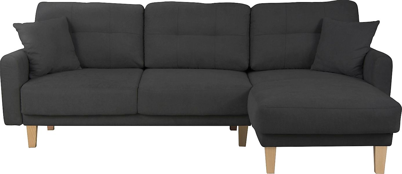 Home affaire Ecksofa "TRIPLO optionale Schlafsofa mit Bettkasten, Maße B/T/ günstig online kaufen