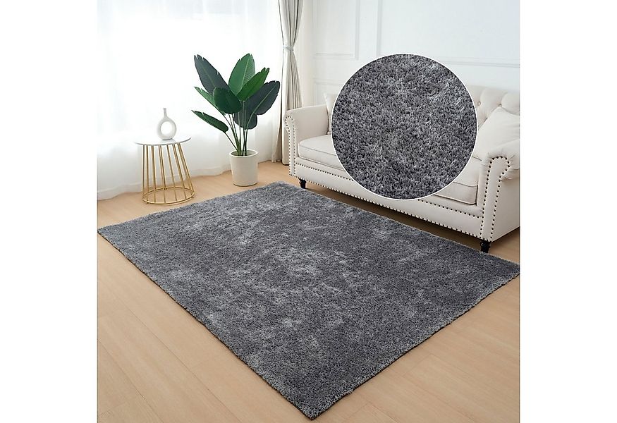 my home Hochflor-Teppich Dana light, besonders weich, Mikrofaser Teppiche, günstig online kaufen