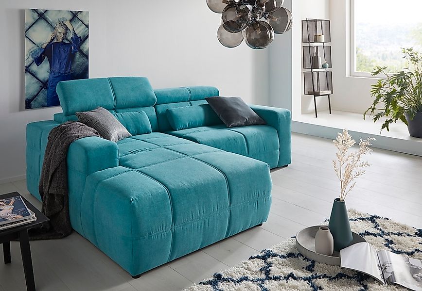 DOMO collection Ecksofa "Brandon kleine Ausführung B/T/H: 214/100/80 cm", M günstig online kaufen