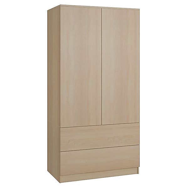 Beautysofa Kleiderschrank Zweitüriger mit Schiebetüren LOOK günstig online kaufen