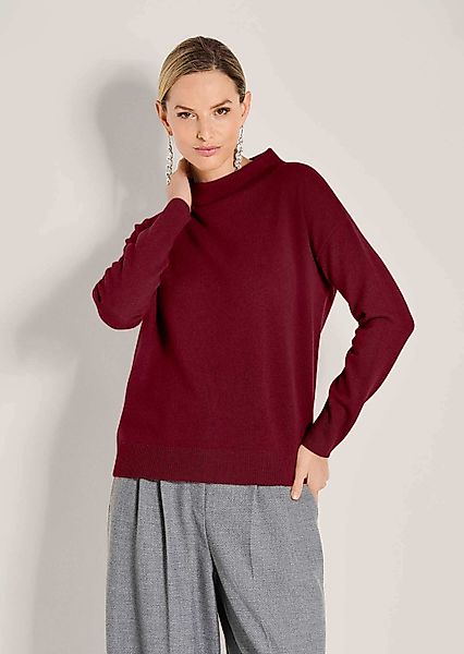 MADELEINE Strickpullover Eleganter Strickpullover mit Stehkragen günstig online kaufen