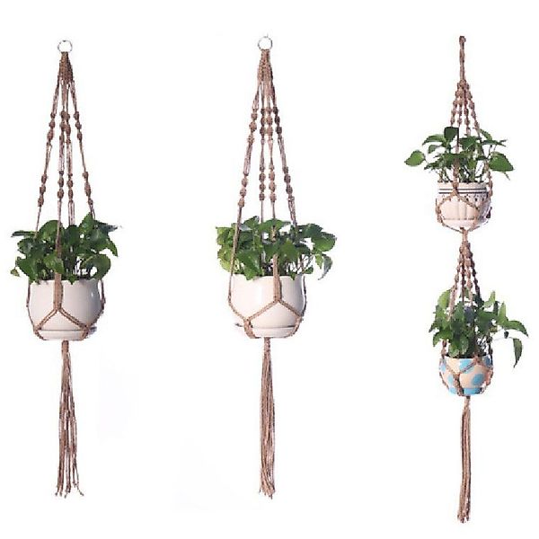 Coonoor Dekohänger Makramee Blumenampel, Blumentopf Pflanzen günstig online kaufen
