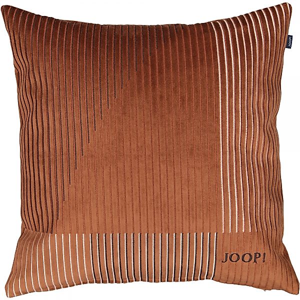 JOOP! Kissenhüllen Divided - Farbe: Karamell - 050 - 50x50 cm günstig online kaufen