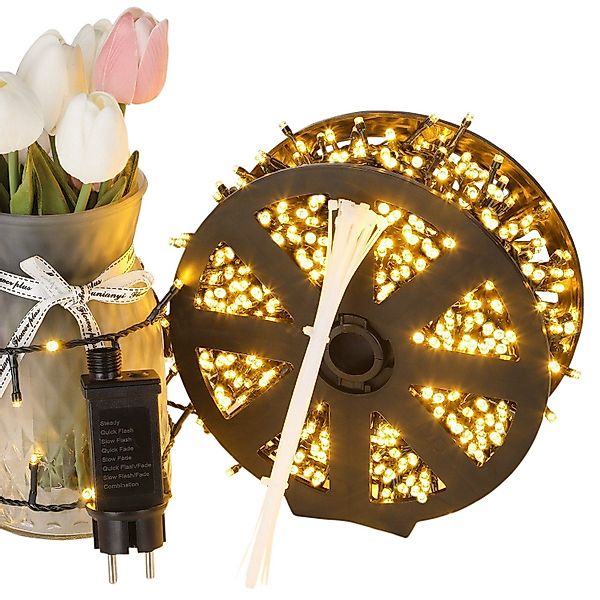 Quntis LED-Lichterkette LED Weihnachtsbeleuchtung Ostern Deko, günstig online kaufen