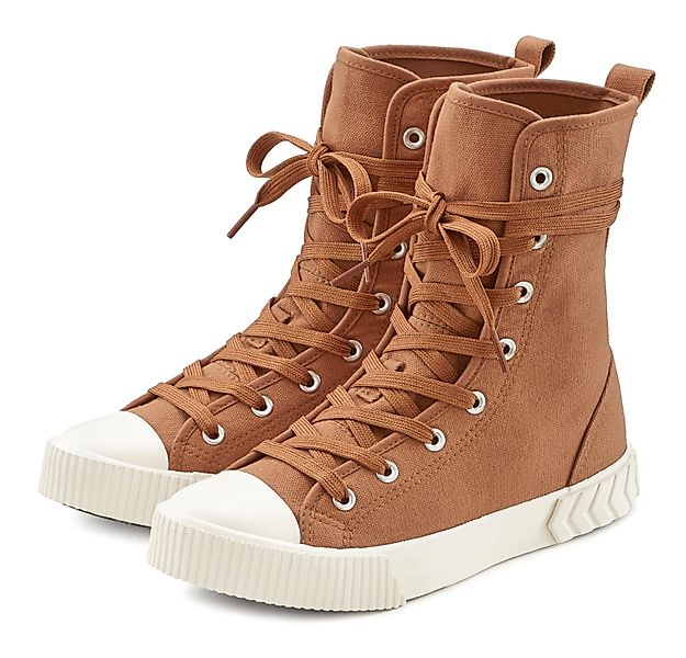 LASCANA Stiefelette im Combat Look, High günstig online kaufen