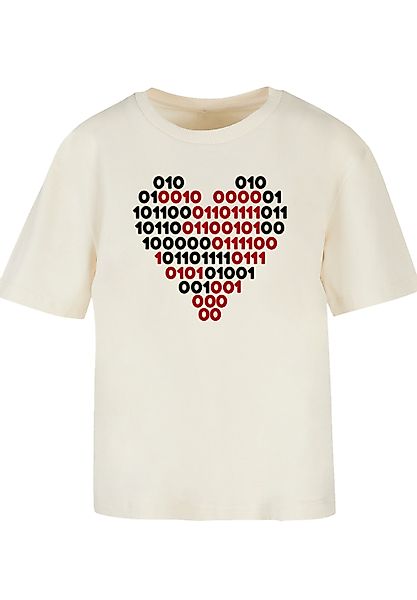 F4NT4STIC T-Shirt "I love you Binary Code Herz", Premium Qualität günstig online kaufen