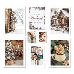 ARTFAVES Bilder-Collage Poster Set - CHRISTMAS günstig online kaufen