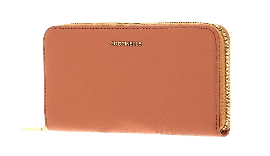 COCCINELLE Geldbörse Metallic Soft, aus echtem günstig online kaufen