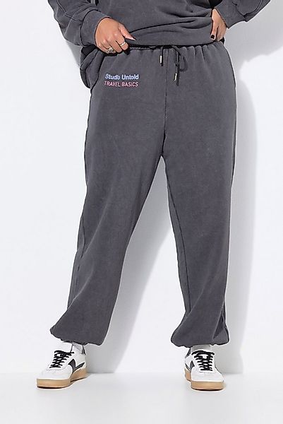 Studio Untold Funktionshose Jogginghose Wide Legs Elastikbund günstig online kaufen