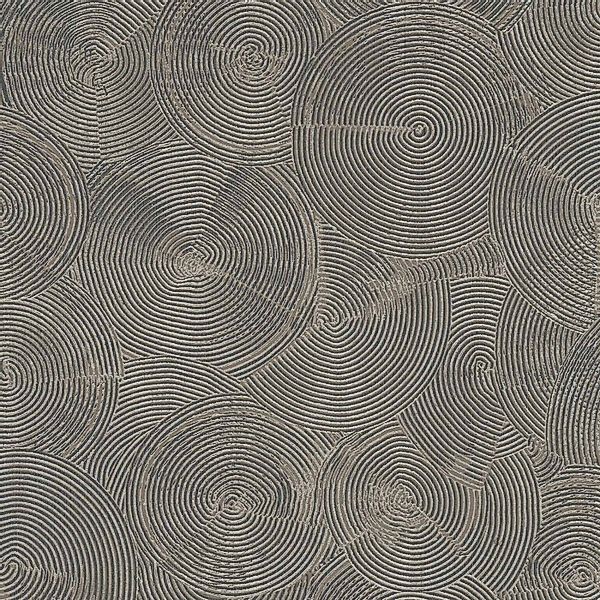 Bricoflor Teller Vliestapete Grau Afrikanische Tapete Hellgrau für Esszimme günstig online kaufen