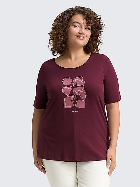 TOM TAILOR PLUS T-Shirt T-Shirt Plus Size - T-Shirt mit Print günstig online kaufen
