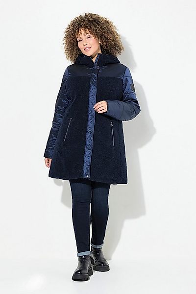 Ulla Popken Parka Jacke Stepp/Teddyfleece Kapuze Zipptaschen günstig online kaufen