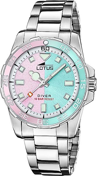 Lotus Chronograph Lotus Damenuhr Edelstahl silber günstig online kaufen