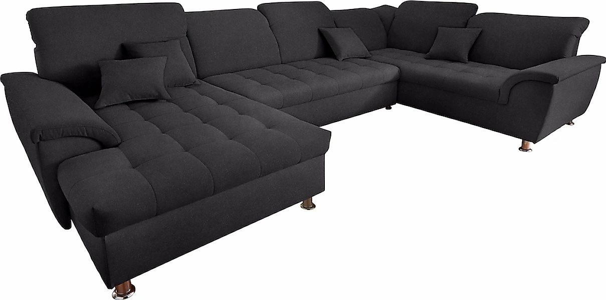 DOMO collection Wohnlandschaft "Franzi 140 kg/Sitz,wahlw. Kopfteilverstell. günstig online kaufen