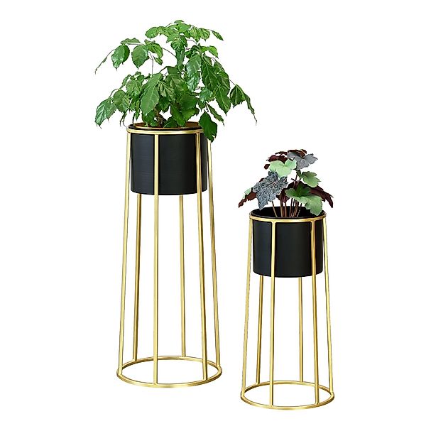 en.casa Blumenständer (Set, 2er), »Macon« Blumenkübel günstig online kaufen